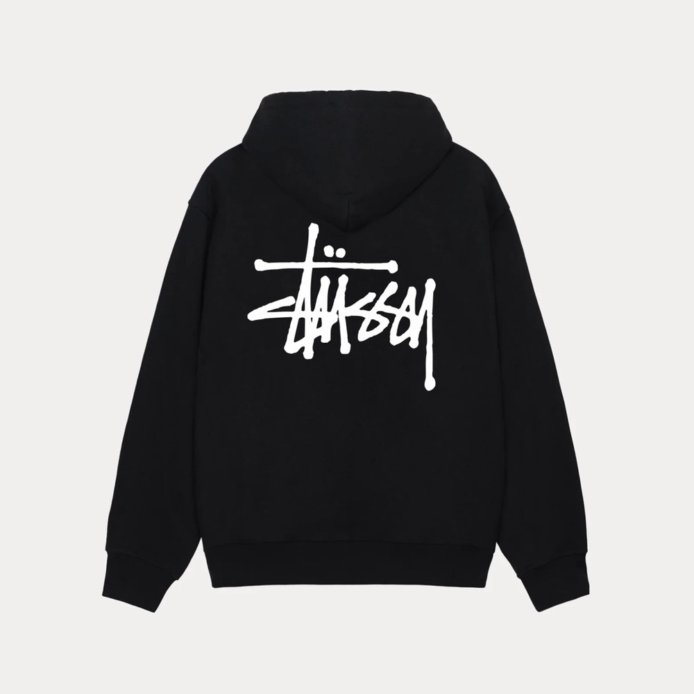 Stussy Black Hoodie for Men